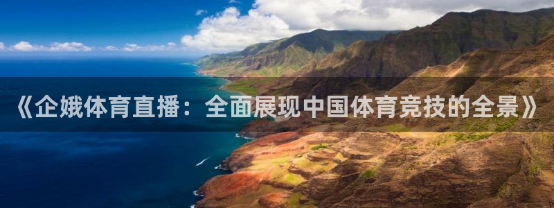 《企娥体育直播：全面展现中国体育竞技的全景》