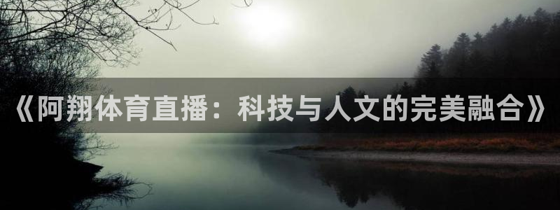 《阿翔体育直播：科技与人文的完美融合》